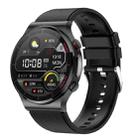 E300 1.32 Inch Screen TPU Watch Strap Smart Health Watch Supports Body Temperature Monitoring, ECG monitoring blood pressure(Black) - 1