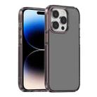 For iPhone 14 Pro Phantom TPU + PC Shockproof Phone Case(Transparent Black) - 1