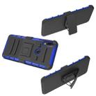 For Alcatel 3V PC + Silicone Back Clip Sliding Sleeve Protective Case(Blue) - 5