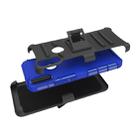 For Alcatel 3V PC + Silicone Back Clip Sliding Sleeve Protective Case(Blue) - 6