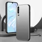 For Huawei P30 All-Inclusive Lens Frosted Metal Phone Case(Silver Grey) - 1