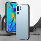 For Huawei P30 Pro All-Inclusive Lens Frosted Metal Phone Case(Blue) - 1