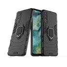 For OPPO FIND X2 Shockproof PC + TPU Protective Case with Magnetic Ring Holder(Black) - 1