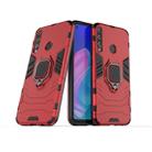 For Huawei Y7p / P40 Lite E Shockproof PC + TPU Protective Case with Magnetic Ring Holder(Red) - 1