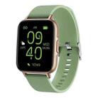 FW02 1.7 Inch Square Screen Silicone Strap Smart Health Watch Supports Heart Rate, Blood Oxygen Monitoring(Green) - 1