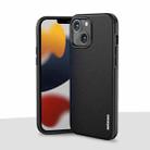 For iPhone 14 Plus wlons PC + TPU Shockproof Phone Case (Black) - 1