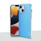 For iPhone 14 Plus wlons PC + TPU Shockproof Phone Case (Blue) - 1