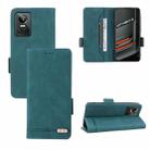 For OPPO RealmeGT Neo3 Magnetic Clasp Flip Leather Phone Case(Green) - 1