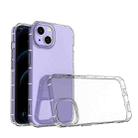 For iPhone 14 Airbag Four-Corner Full Coverage Shockproof TPU Phone Case (Transparent) - 1