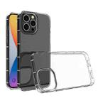 For iPhone 14 Pro Airbag Four-Corner Full Coverage Shockproof TPU Phone Case(Transparent) - 1