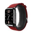S6T 1.7 Inch Air Pump Smart Watch Supports Heart Rate Detection, Blood Pressure Detection, Blood Oxygen Detection(Red) - 1