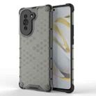 For Huawei nova 10 4G Shockproof Honeycomb PC + TPU Phone Case(Grey) - 1