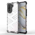 For Huawei nova 10 4G Shockproof Honeycomb PC + TPU Phone Case(White) - 1