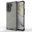 For Huawei nova 10 Pro 4G Shockproof Honeycomb PC + TPU Phone Case(Grey) - 1