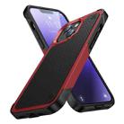 PC + TPU Shockproof Protective Phone Case For iPhone 14 Pro Max(Red+Black) - 1