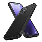 PC + TPU Shockproof Protective Phone Case For iPhone 14 Pro(Black+Black) - 1