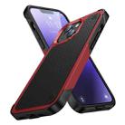 PC + TPU Shockproof Protective Phone Case For iPhone 14 Max(Red+Black) - 1
