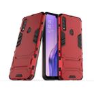 For OPPO A8 Shockproof PC + TPU with Holder(Red) - 1