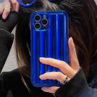 For iPhone 11 Pro Max Roman Column Stripes TPU Phone Case (Sapphire Blue) - 1