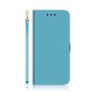 For Huawei P40 lite Imitated Mirror Surface Horizontal Flip Leather Case with Holder & Card Slots & Wallet & Lanyard(Blue) - 2