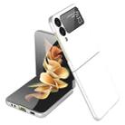 For Samsung Galaxy Z Flip4 Oil-sprayed Ultra-thin Folding Phone Case(Silver) - 1