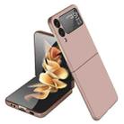For Samsung Galaxy Z Flip4 Oil-sprayed Ultra-thin Folding Phone Case(Gold) - 1