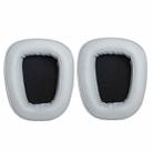 2 PCS For Logitech G633 G933 Protein Skin Earphone Cushion Cover Earmuffs Replacement Earpads(Light Grey) - 1