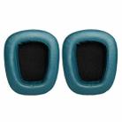 2 PCS For Logitech G633 G933 Protein Skin Earphone Cushion Cover Earmuffs Replacement Earpads(Dark Green) - 1