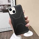 For iPhone 14 Plus Ice Armor Cooling PC Phone Case (Black) - 1