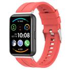 For Huawei Watch Fit 2 Tire Tread Watch Band(Red) - 1