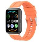 For Huawei Watch Fit 2 Tire Tread Watch Band(Vitality Orange) - 1