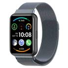 For Huawei Watch Fit 2 Milan Magnetic Stainless Steel Watch Band(Space Grey) - 1