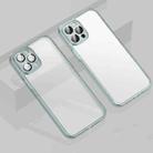 For iPhone 14 Plus Frosted PC Phone Case with Lens Film (Sierra Blue) - 1