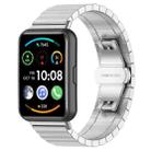 For Huawei Watch Fit 2 One-bead Metal Stainless Steel Watch Band(Silver) - 1