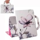 For iPad 11 (2020) 3D Colored Drawing Horizontal Flip Leather Tablet Case with Holder & Card Slot & Wallet & Handle(Magnolia) - 1