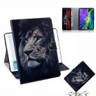 For iPad Pro 11 inch (2020) Formula Pattern Horizontal Flip Leather Tablet Case with Holder & Card Slot & Wallet(Lion) - 1