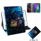For iPad Pro 11 inch (2020) Formula Pattern Horizontal Flip Leather Tablet Case with Holder & Card Slot & Wallet(Owl) - 1