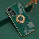 For Xiaomi Redmi Note 11 Pro 5G 6D Plating Astronaut Ring Kickstand Phone Case(Night Green) - 1