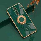 For Xiaomi Redmi K30 6D Plating Astronaut Ring Kickstand Phone Case(Night Green) - 1