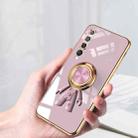 For Xiaomi Mi 10T 6D Plating Astronaut Ring Kickstand Phone Case(Night Green) - 7