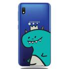 For Galaxy A10 Lucency Painted TPU Protective(Crown Dinosaur) - 1