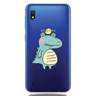 For Galaxy A10 Lucency Painted TPU Protective(Bird Crocodile) - 1