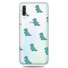 For Galaxy A50 Lucency Painted TPU Protective(Mini Dinosaur) - 1