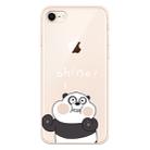 For iPhone 7 / 8 Lucency Painted TPU Protective(Face Panda) - 1