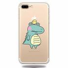 For iPhone 7Plus / 8Plus Lucency Painted TPU Protective(Bird Crocodile) - 1