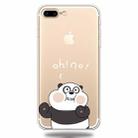 For iPhone 7Plus / 8Plus Lucency Painted TPU Protective(Face Panda) - 1