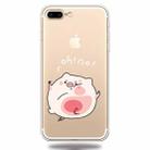 For iPhone 7Plus / 8Plus Lucency Painted TPU Protective(Hit The Face Pig) - 1