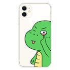 For iPhone 11 Lucency Painted TPU Protective(Funny Dinosaur) - 1