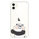 For iPhone 11 Lucency Painted TPU Protective(Face Panda) - 1