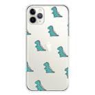 For iPhone 11 Pro Max Lucency Painted TPU Protective(Mini Dinosaur) - 1